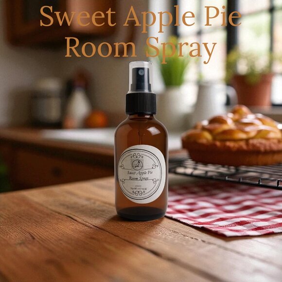 Sweet Apple Pie Linen Room Car Bathroom Office Fine Mist Spray 4oz TnJs Shop - Picture 1 of 4